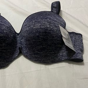 Blue comfy padded bra